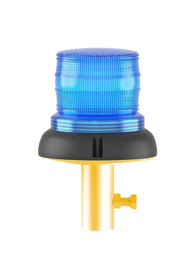 Mesan Ø110 Xenon Çakar Boru Montaj Lamba Mavi 12vdc Ms 604.5.12vdc