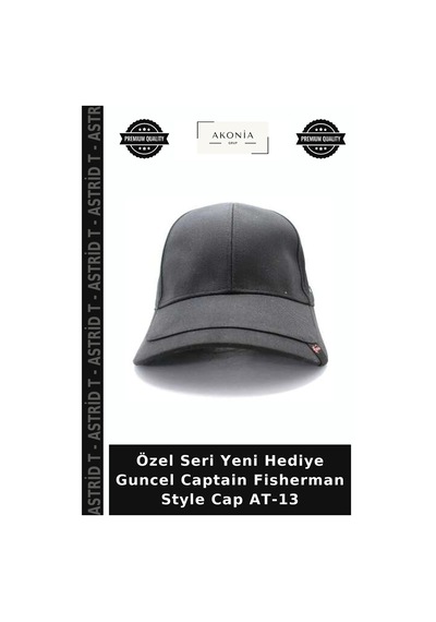 Astrid T Özel Seri Yeni Hediye Guncel Captain Fisherman Style Cap At-13 Standart