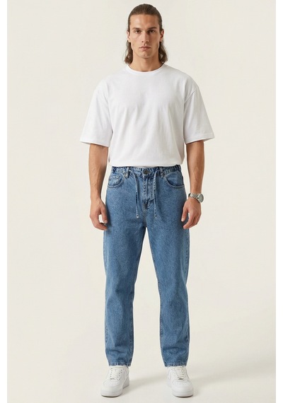 Bigdart Erkek Rahat Kesim Baggy Jean Pantolon 30075 - İndigo