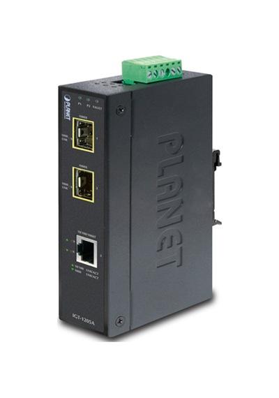 Endüstriyel Tip Media Converter&lt Br&gt 1-port 10/100/1000t &lt -&gt 2-port 1000base-sx/lx/bx Sfp/mini-gbıc Yuva Port-1 Ve Port-2 &lt Br&gt Ip-30