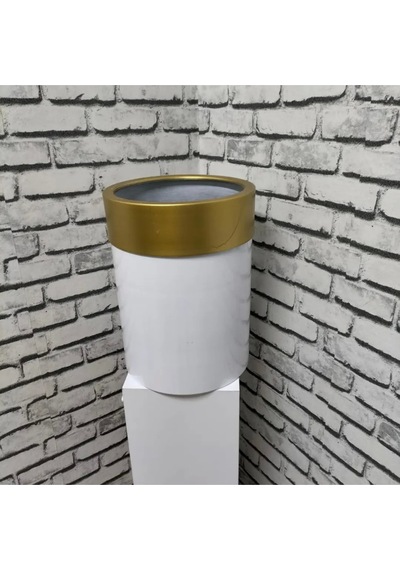 Beyaz Darbuka Saksı 40 30 Yeşil
