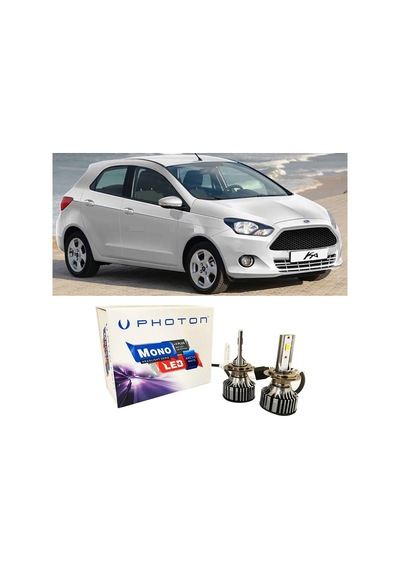 Ford Ka Uzun + Kısa Far Ampulü H4 Mono Yeni Seri Beyaz 2009-2016