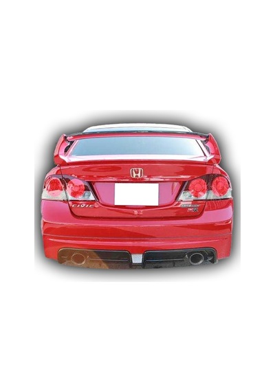 Honda Civic Fd6 2006 - 2012 Mugen Rr Arka Ek Plastik Boyasız N11.50648