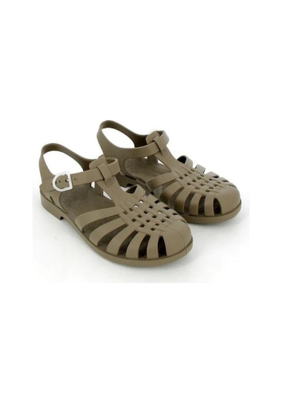 Meduse Sunmif Mat Blanc - Mat Haki Kadın Sandalet-7987 Mat Haki