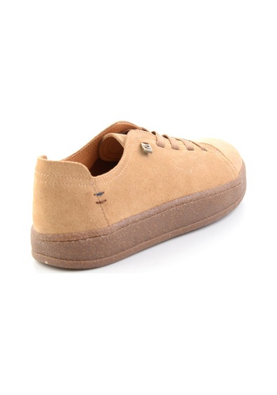 Bambi Camel Süet Hakiki Deri Kadın Casual Ayakkabı K01275605002