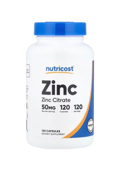 Nutricost Zinc Citrate 50 Mg 120 Caps