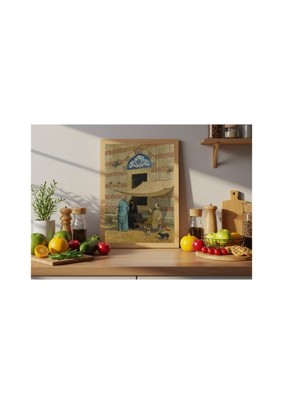 Osmanlı Osman Hamdi Bey Arzuhalci Çerçevesiz Poster 21x30 Cm A4 Tablo Osmanlı Türk Resmi