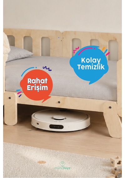 Dreamy Montessori Yatak Doğal Ahşap 70 X 140 Cm