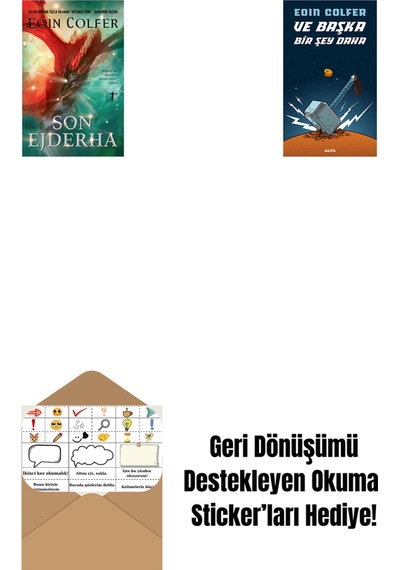 Son Ejderha + Ve Başka Bir Şey Daha + Okuma Sticker'ları