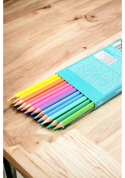 Color Peps Pastel Kuru Boya Kalemi Seti, 12 Renk Diğer
