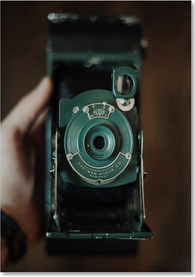 Cakasepetim Eski Kodak Fotoğraf Makinesi Ahşap Mdf Tablo