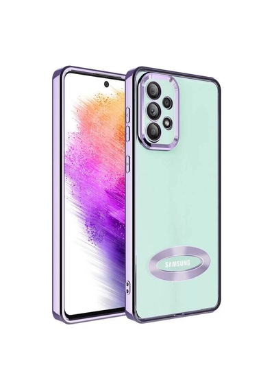 Samsung Uyumlu A33 5G Kılıf Kamera Korumalı Logo Gösteren Omega Kapak