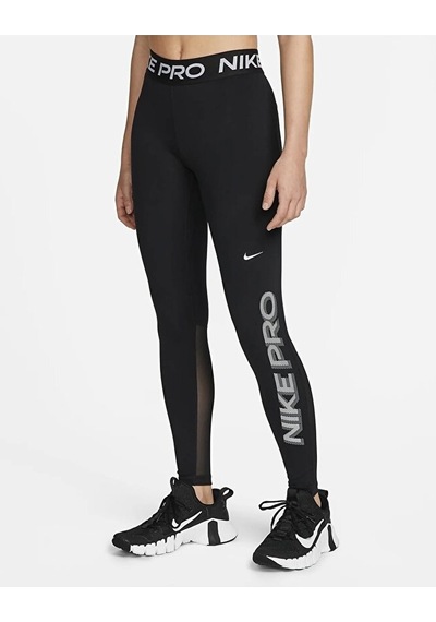 Nike Pro Dri-fit Mid-rise Graphic 7/8 Training Kadın Tayt Dn0998-010 001