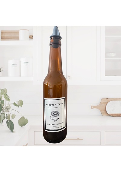 2'li Zeytinyağı Ve Sıvıyağ Şişesi Yağdanlık 750 Ml Çok Renkli