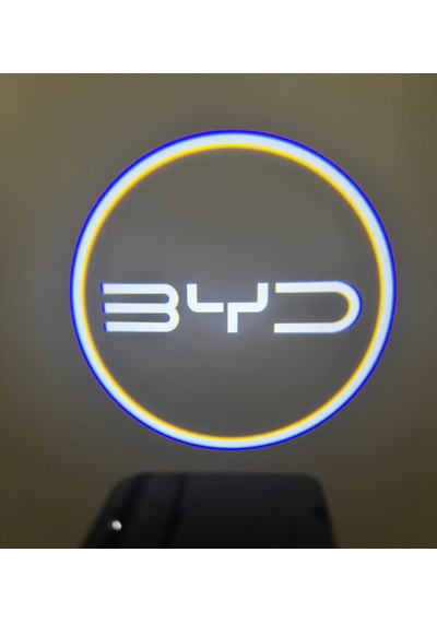 Byd Araçlar İçin Mesafe Sensörlü Fotoselli Pilli Yapıştırmalı Kapı Altı Led Logo