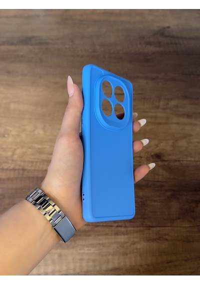 Redmi Note 14 Pro 5g Uyumlu Kamera Korumalı Darbeye Dayanıklı Renk Atmayan Keep Silikon Kılıf Mavi