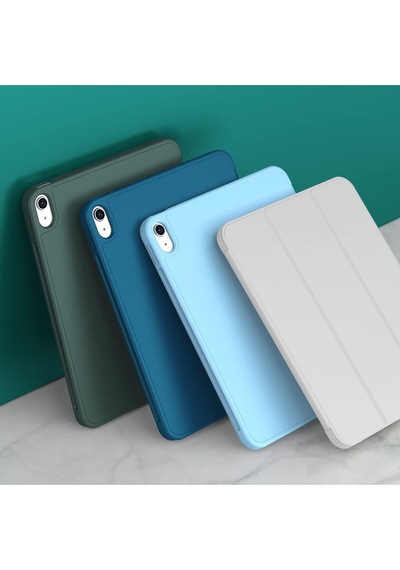 Apple Uyumlu iPad 11.nesil 2025 / 10.nesil 2022 Kalem Bölmeli Standlı Smart Kılıf Kapaklı Kılıf