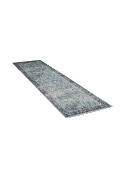 Madame Coco Mathilde Shinny Effect İpeksi Kadife Halı Yg-27980 X 300 Cm-indigo