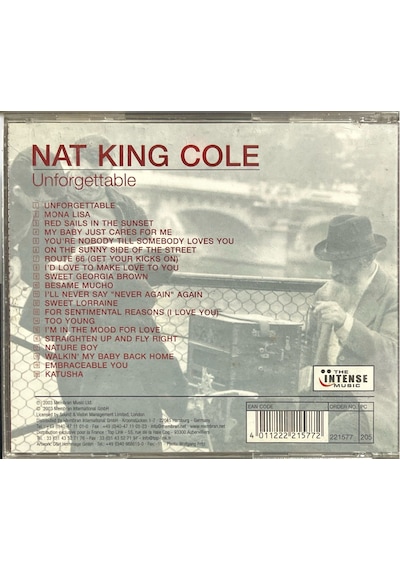 Müzik Cd Sidir Plak Değildir Cd Nat King Cole Unforgettable Cd