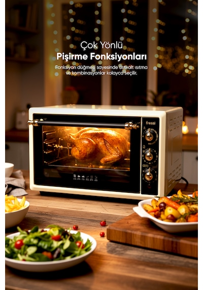 Fressi FR-MF01 34 L Turbo Midi Fırın