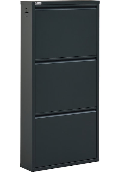 Arpelia Metal Ayakkabılık 3 Lü Antrasit