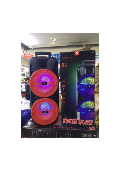 Mikrofonlu Bluetooth Hoparlör Toplantı Parti Eğlence Led Işıklı Sd Kart Fm Usb Girişli Speaker