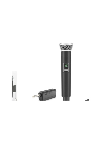 Uhf Kablosuz Mikrofon 6.35 Mm Siyah Hdx2801 Evimdeyokyok