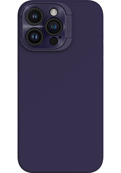 Nillkin Apple Uyumlu iPhone 15 Pro Max Stand Özellikli Lens Koruyuculu Lansman Kılıf Derin Mor