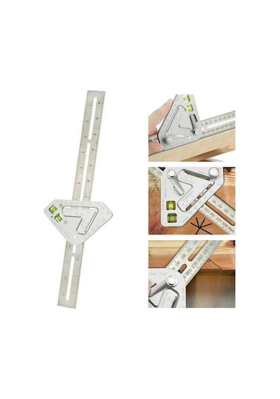 Rox Wood 350mm Terazili Açılı Gönye