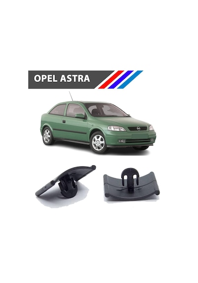 OTOZET Opel Astra Kaput İzalatör Klipsi 15 Adetli Paket