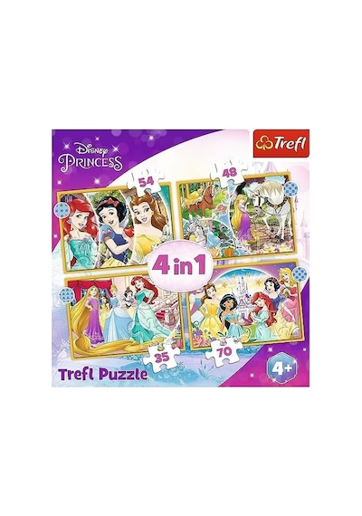 Puzzles - "4'ü 1 Arada" - Mutlu Günler/ Prensesi