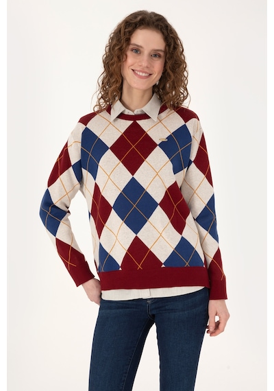 U.S. Polo Assn. U.s. Polo Assn. Kadın Bordo Kazak /triko 50309632-vr014