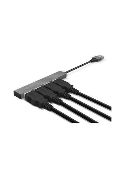 Trust 23786 Halyx Mini Usb 2 Hub Alüminyum 4 Bağlantı Noktalı Pc