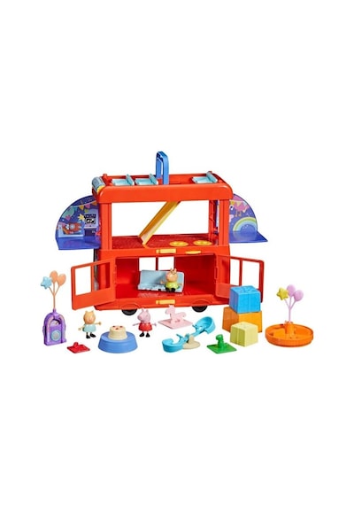 Peppa Pig 2'si 1 Arada Parti Otobüsü F8881