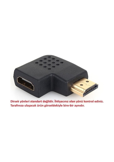 Store Hdmi L Dirsek 90 Derece Çevirici Dönüştürücü Uzatma Adaptörü 2148