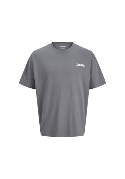 Jack & Jones Erkek Sirt Baskili Loose Fit Tisört - Boye - 12300395 Turbulence