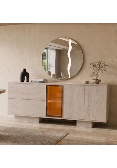 Lumi Mdf Konsol Ve Ayna Aytaşı Lumi Mdf Konsol Ve Ayna Aytaşı