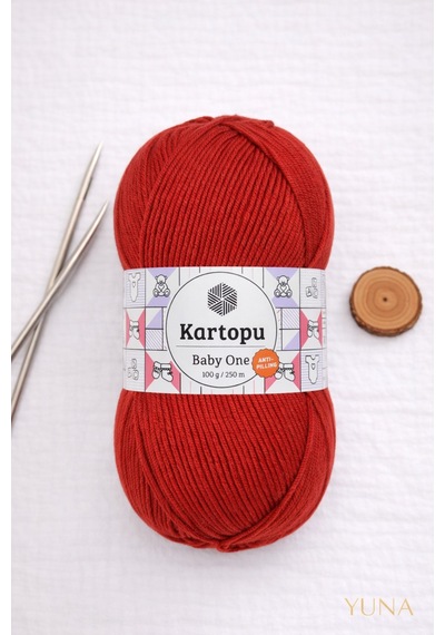Baby One Tüylenmeyen Örgü İpi K129 Kiremit