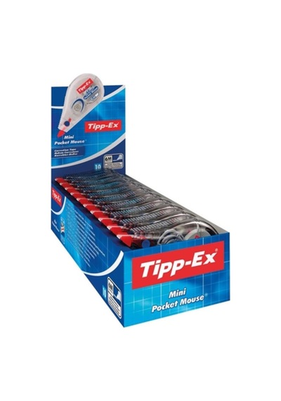 Tipp-ex Mini Pocket Mouse 6m Şerit Daksil 10'lu Kutu/932564