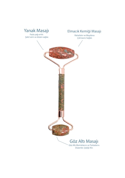 Seay Unakit Taşı Face Roller Ve Gua Sha Yüz Masaj Aleti