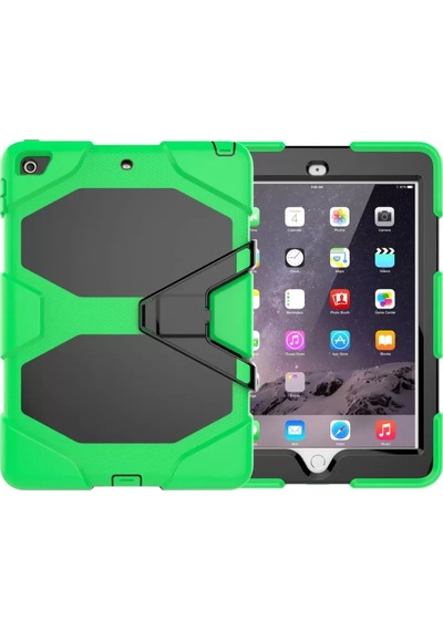 Apple iPad Uyumlu 5 Air 9.7 Kılıf Griffin Tablet Kapak - Yeşil Arka Kapak