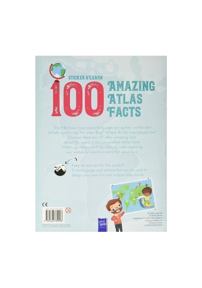 100 Facts Sticker And Learn Amazing Atlas Facts Book