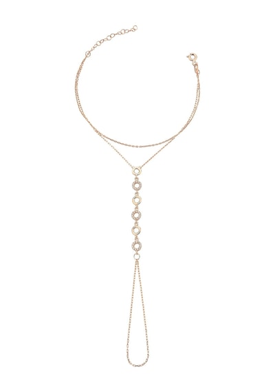 925 Ayar Gümüş Rose Sıra Halkalar Şahmeran - 45100501 Rose Gold