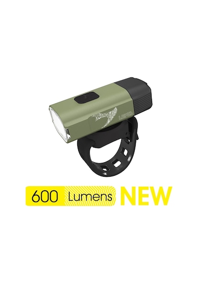 Moon Lepus 600 Lümen Usb Bisiklet Ön Lambası Askeri Yeşil 988411 Siyah