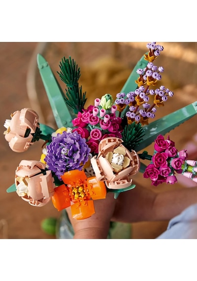LEGO® Botanicals Çiçek Buketi 10280 – Yetiskinler için Gül, Aslanagzi ve Papatya Içeren Yapay Çiçek Modeli Yapim Seti (756 Parça)