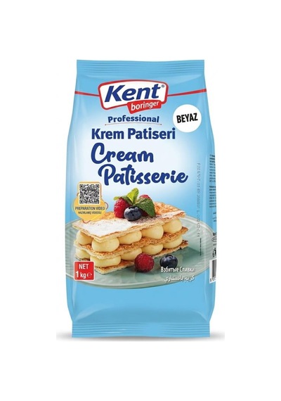 Kent Krem Patiseri Beyaz 1kg