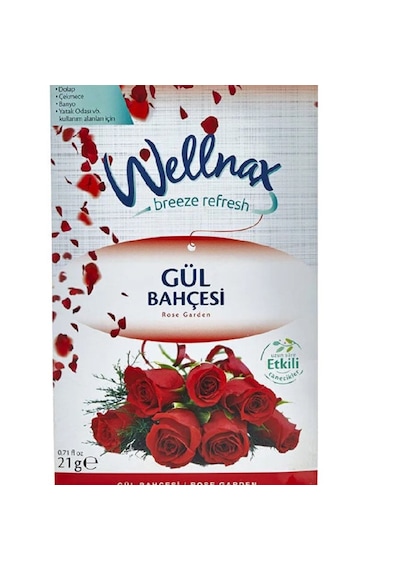 Wellnax Dolap ve Çekmece Kokusu Gül Bahçesi Koku Kesesi 21 G