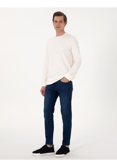 Pierre Cardin Erkek Ekru Sweatshirt 50314054-vr019 Ekru