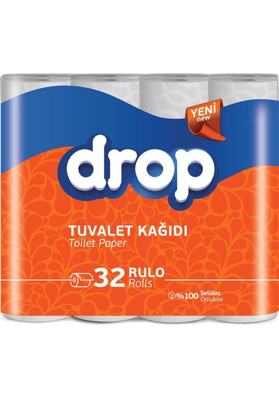 Drop Tuvalet Kağıdı Çift Katlı 32'li