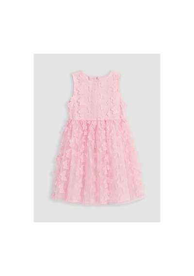 LC Waikiki Alıta Cıty Farkıyla Lcw Kids Pembe Tül Nakışlı Kız Çocuk Elbise Pembe - 928249914 Pembe